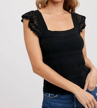 Bluivy - Square Neck Crossed Strap Tank