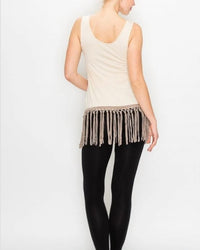 Origami - Fringe Hem Tank