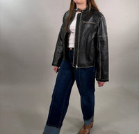 Mod Ref - Relaxed Fit Moto Jacket
