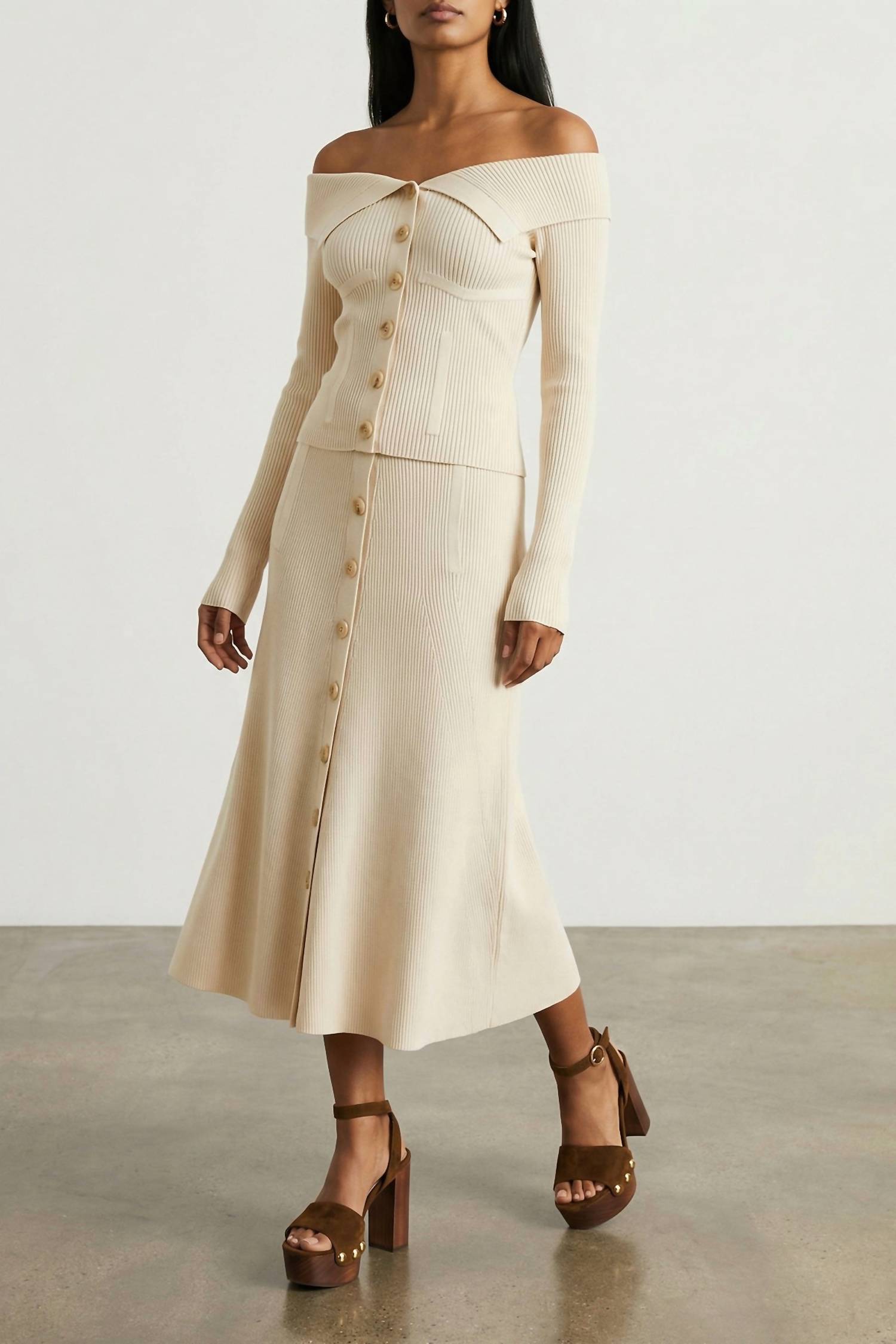 Zimmermann - Rebellion Buttoned Bandeau Cardigan
