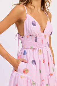 En Saison - Women's Fruit Medley Maxi Dress