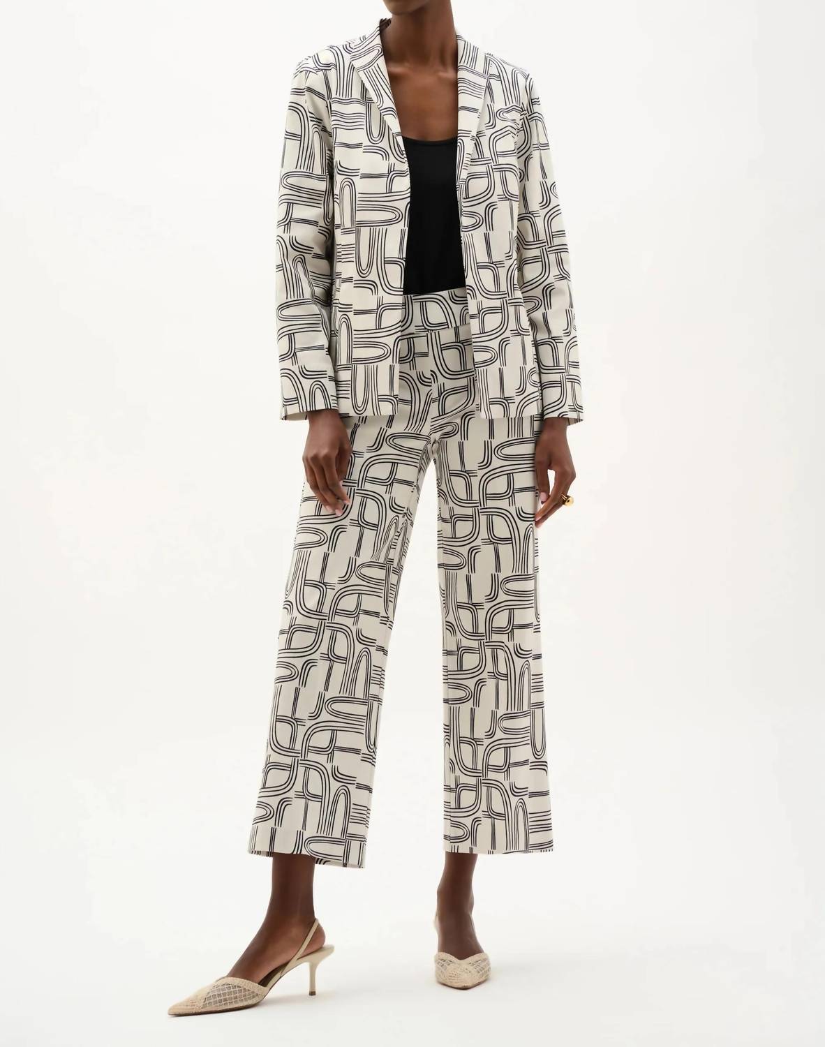 Joseph Ribkoff - Geometric Blazer Jacket