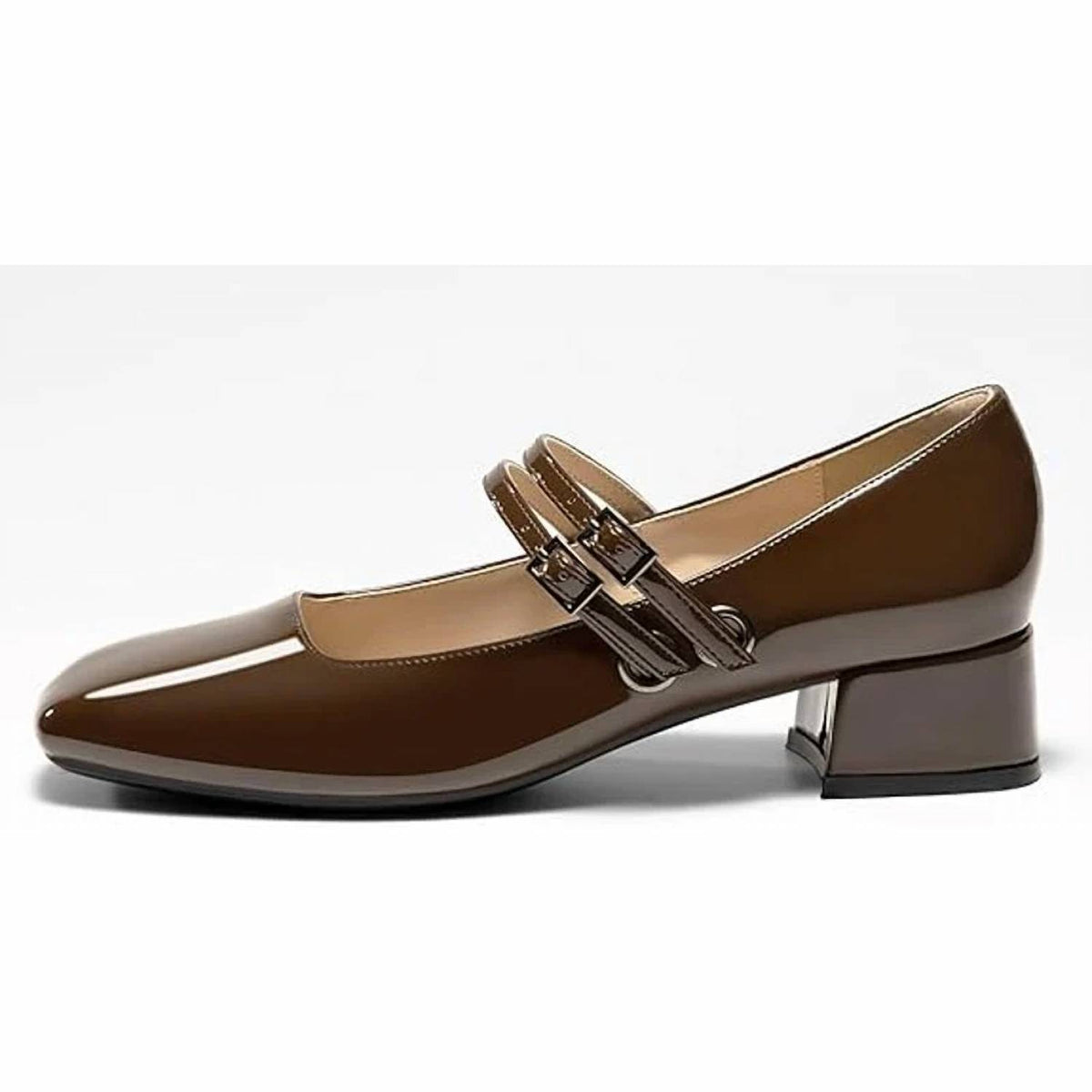 Gotsoft - Women's Mary Jane Low Heel Closed Toe Shoes