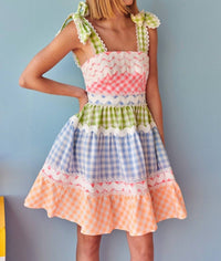 Celia B - Jade Short Vichy Dress