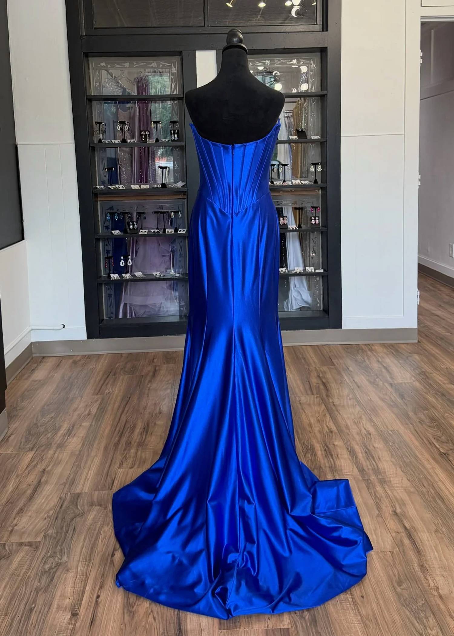 Sherri Hill - Women's Strapless Satin Dress