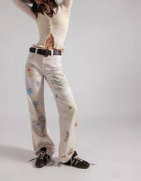 Free People - Tinsley Printed Jeans