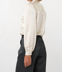 Esqualo - bow blouse with stones