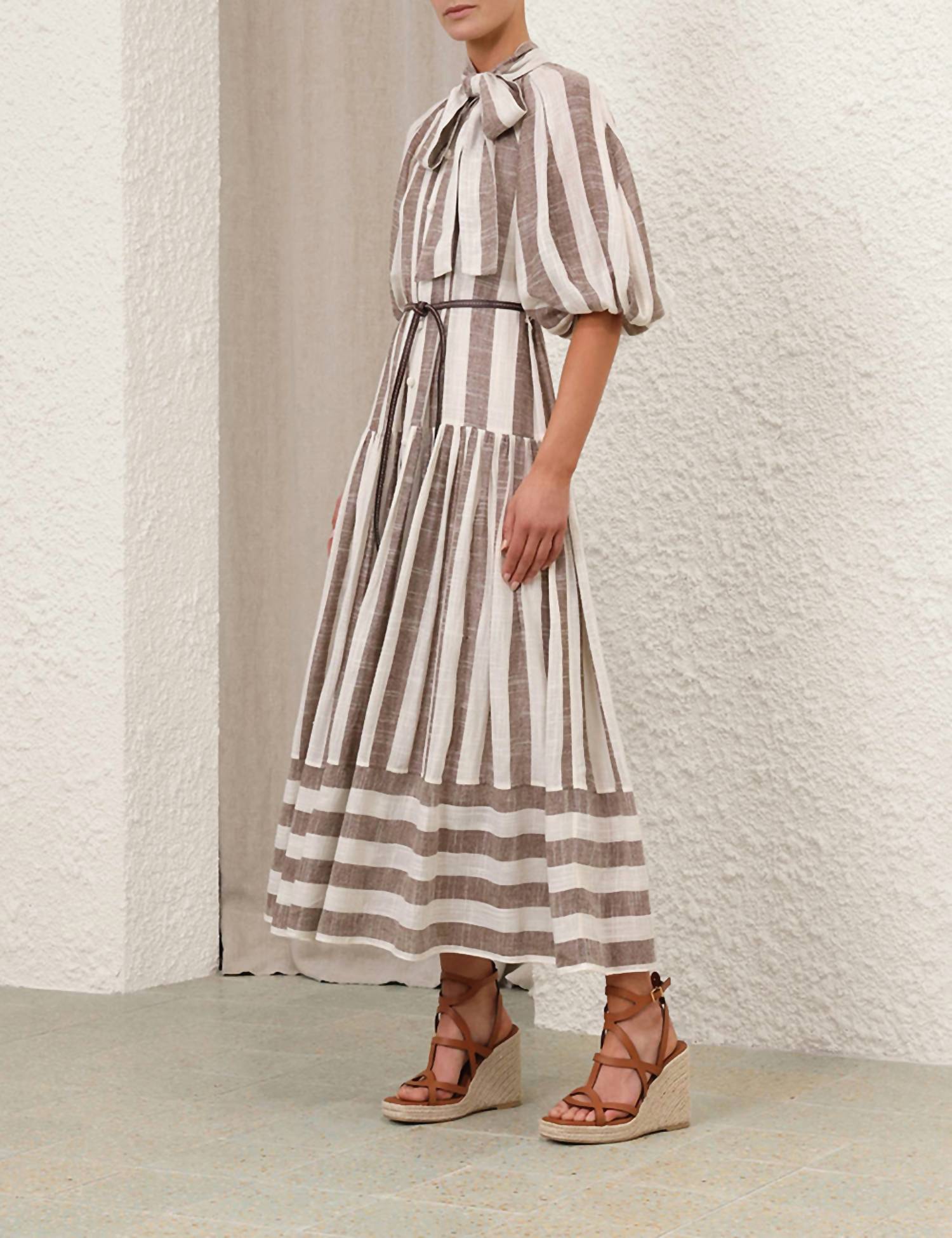 Zimmermann - Acacia Blouson Shirt Dress