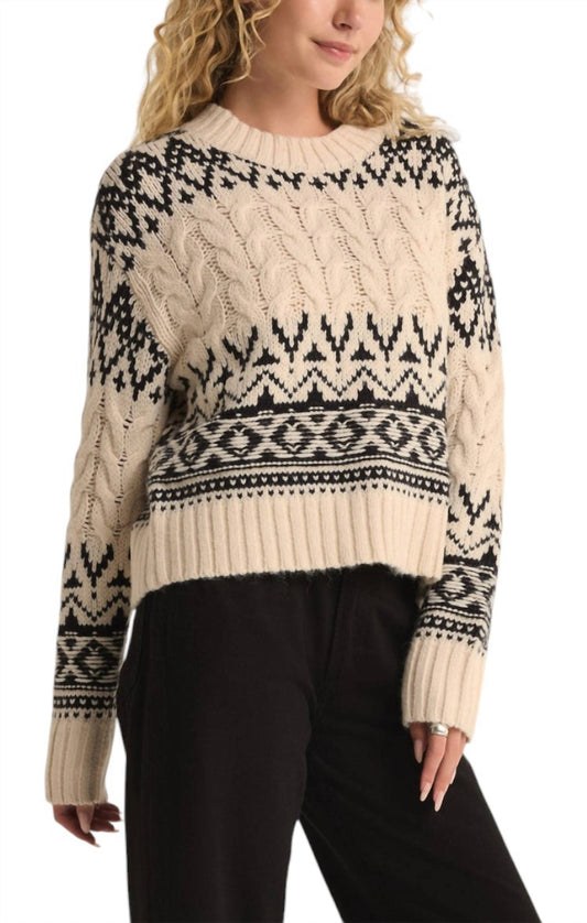Z Supply - Garland Fairisle Sweater