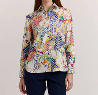 Hinson Wu - Margot Long Sleeve Amalfi Print Blouse