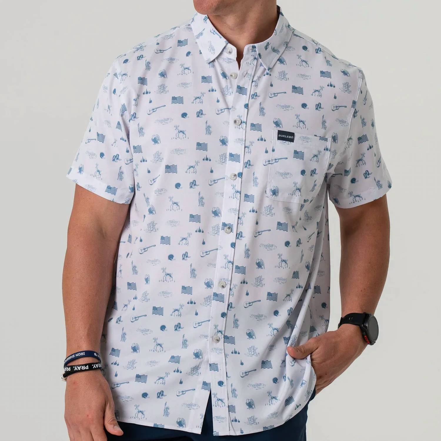 Burlebo - Performance Button Up Shirt