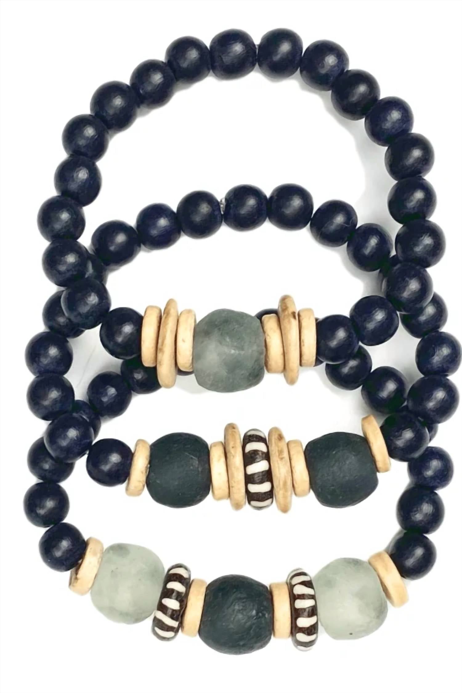 Twine & Twig - Women's Trio Stack Bracelet Set