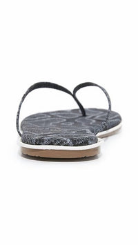 TKEES Women's Studio Exotic Sandal in moon snake - women's shoe - view 4