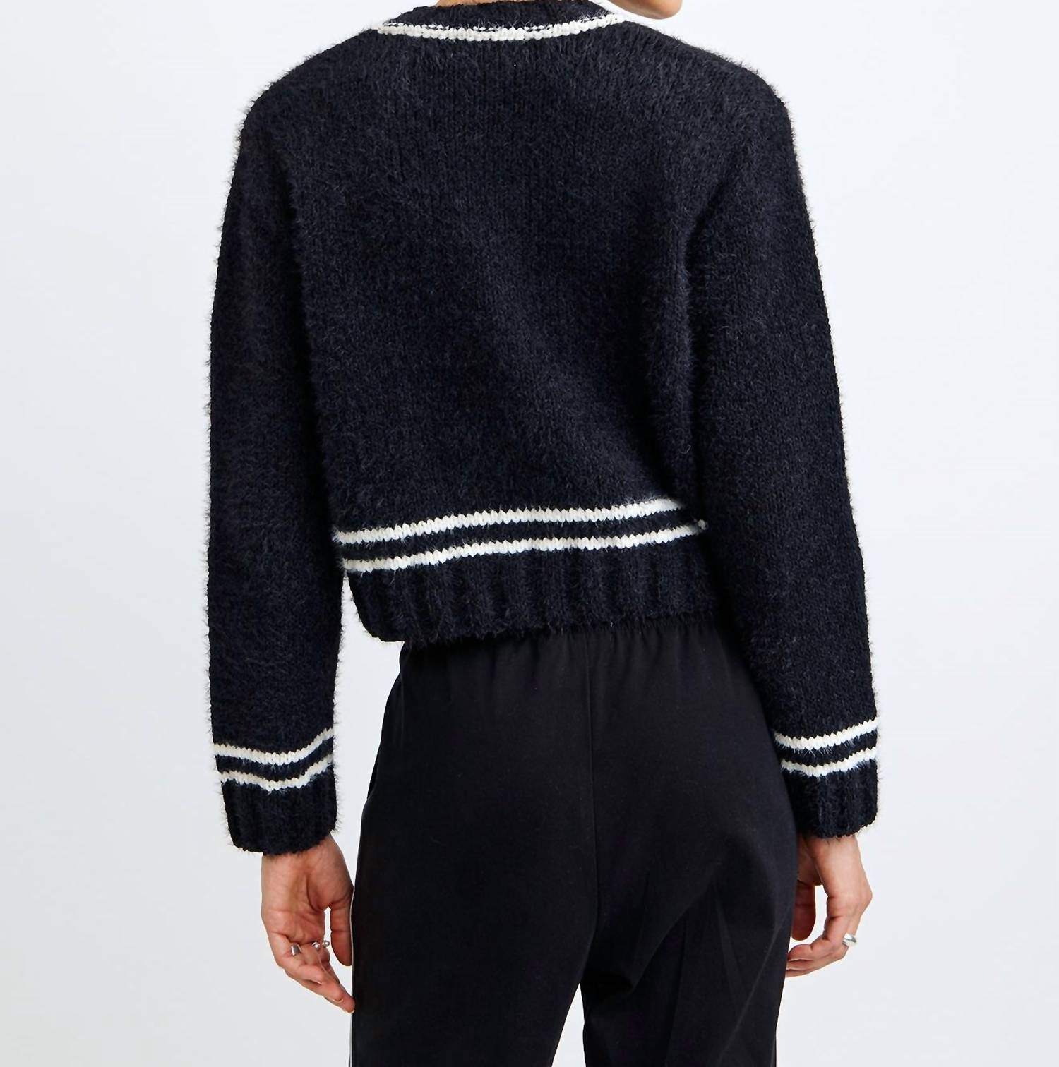Bella Dahl - Contrast Stripe Cardigan