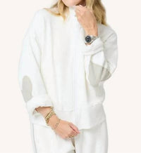Kerri Rosenthal - Zip Up Mock Neck Sweatshirt