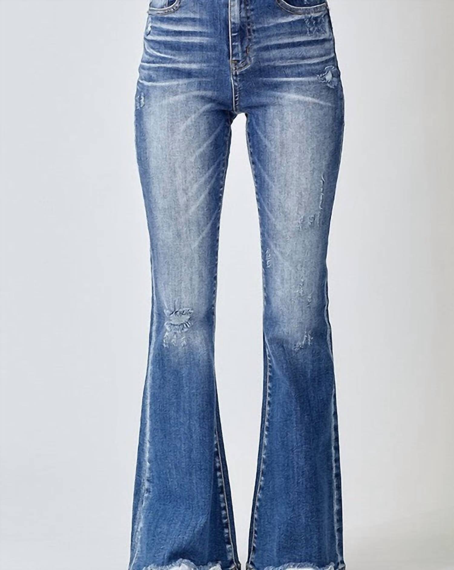Risen - High Rise Flare Leg Jeans