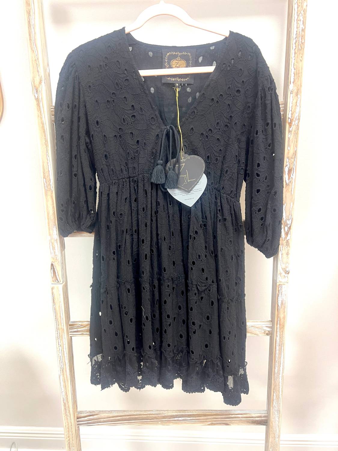 Z&L Europe - Women's Eyelet Mini Dress