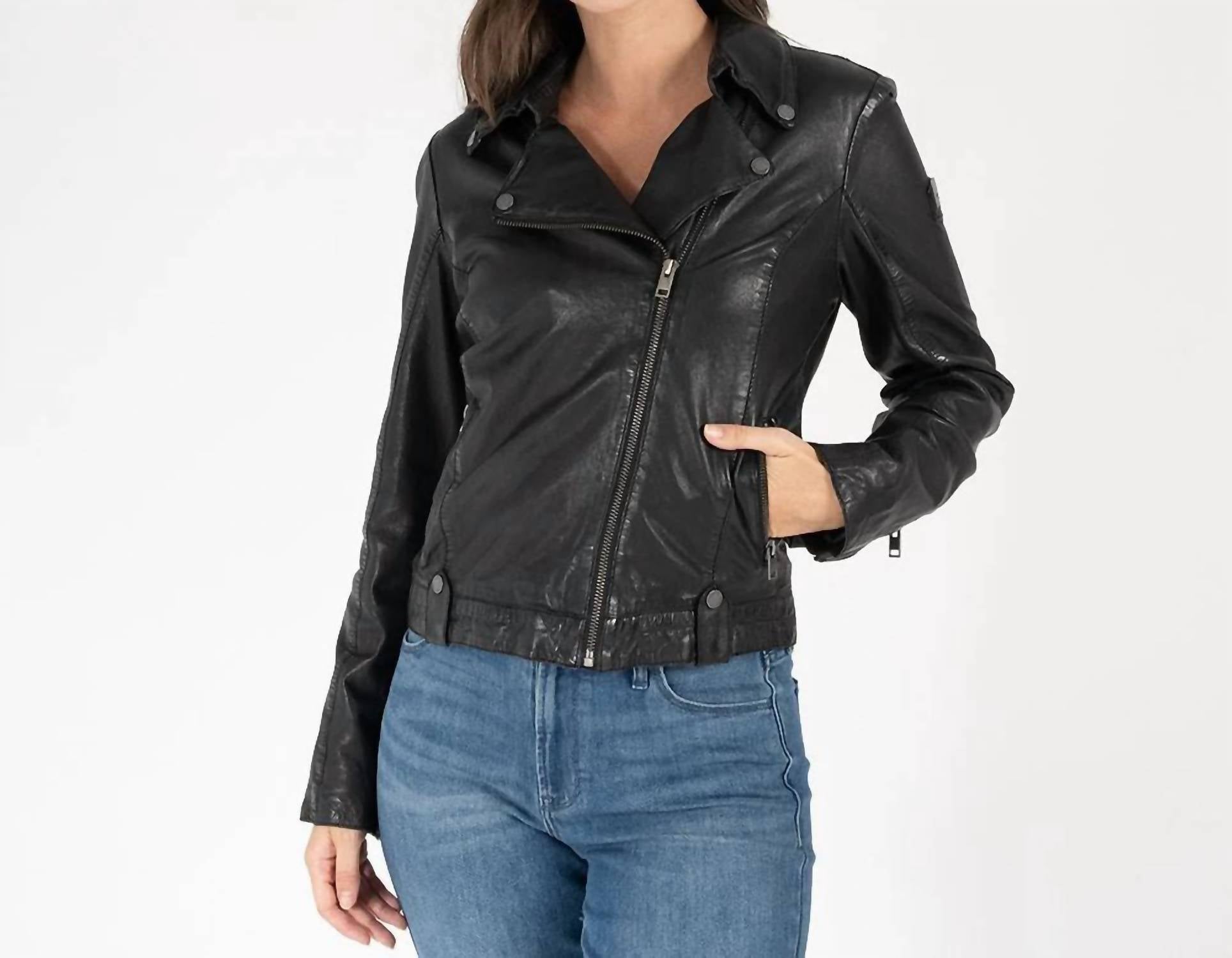 Mauritius - Fayola RF Featherweight Leather Jacket