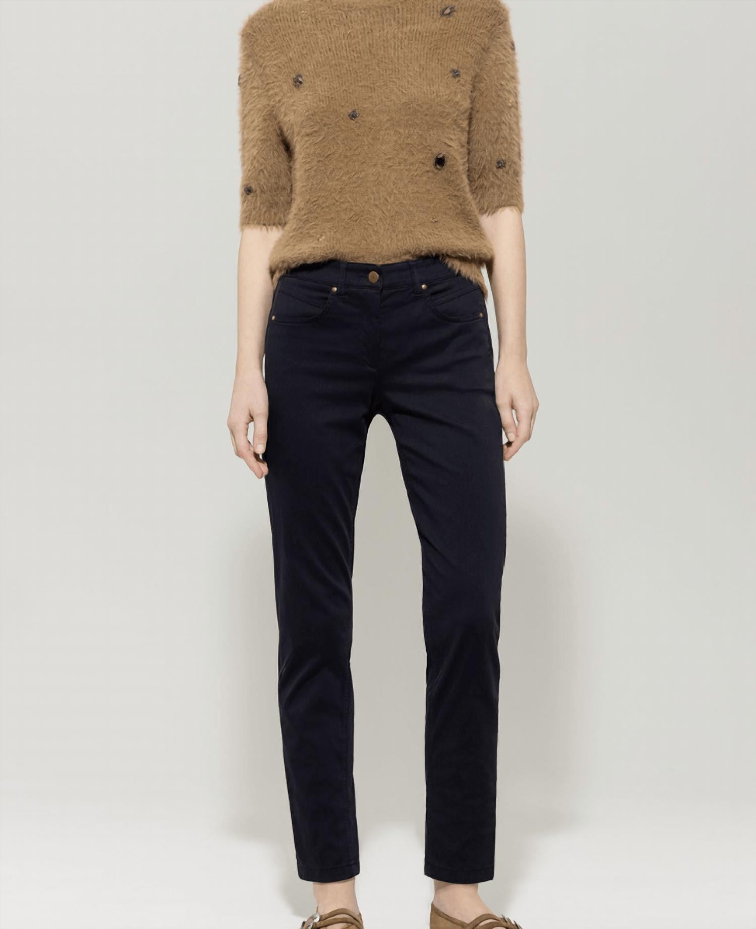 Luisa Cerano - High Rise Straight Leg Jean
