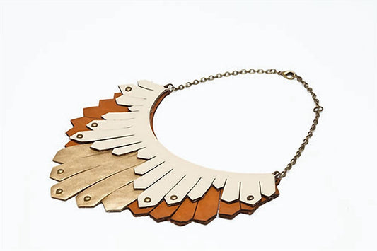 Avenue Chic - Women's Collar Torcaza Necklace