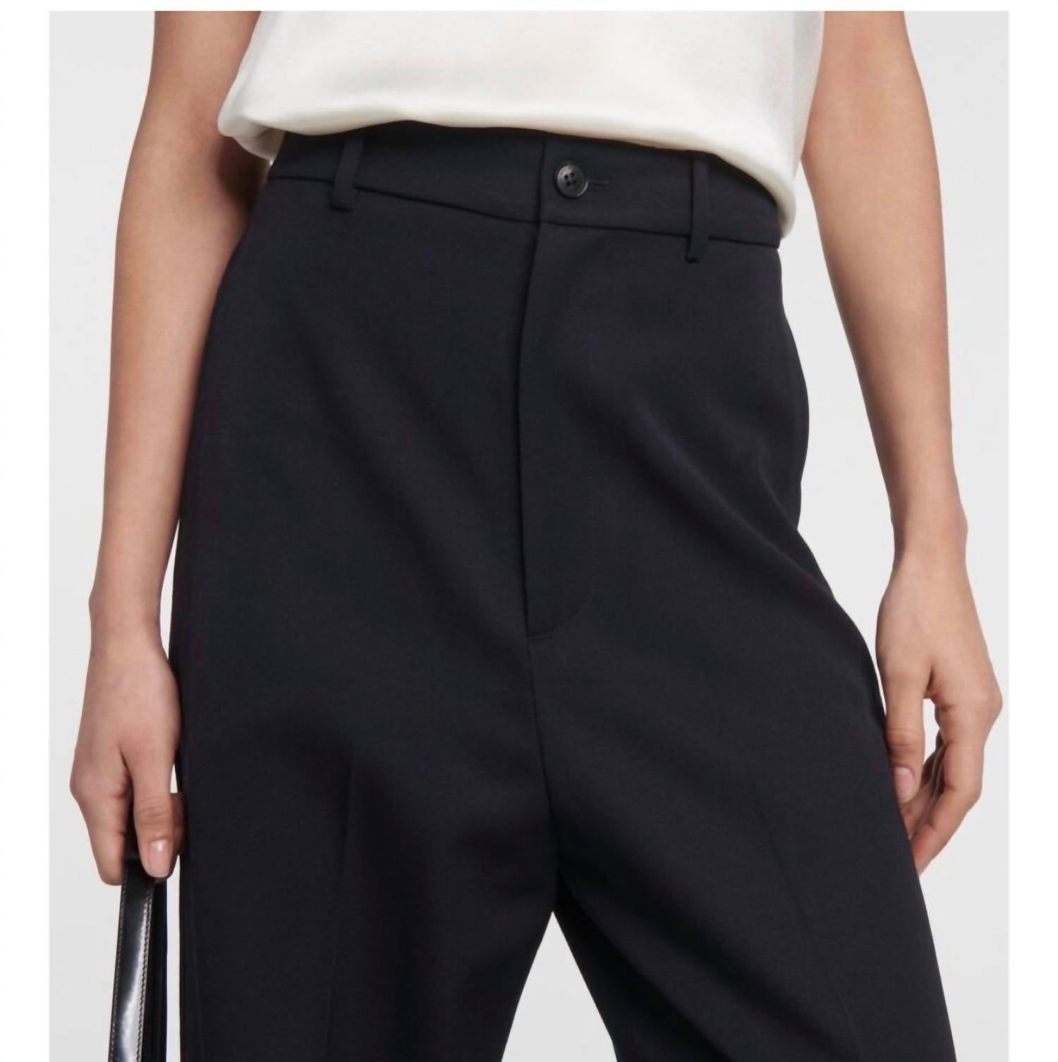Nili Lotan - Johan Wool-blend Twill Wide-leg Pants