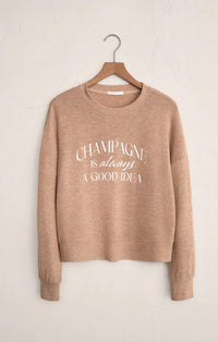 Z Supply - Champagne Long Sleeve Lounge Top