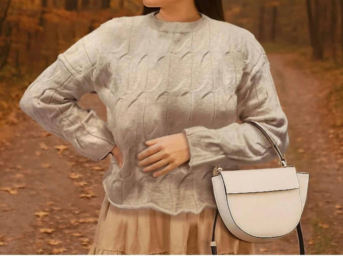 Femme Fatale - Shai Large Cable Sweater