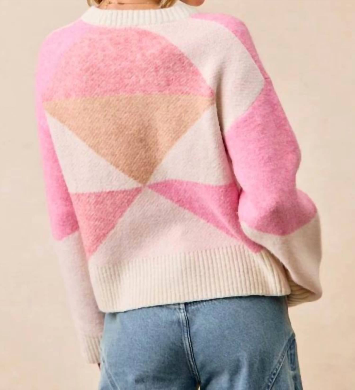 Thml - Colorblock Crewneck Sweater