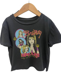 Rowdy Sprout - Girl's Britney Spears Not Quite Crop Short Sleeve Tee