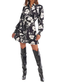 Allison New York - Dylan Floral Button Mini Dress