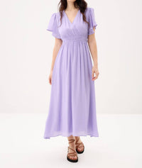 Suncoo - Cyra Long Satin Dress