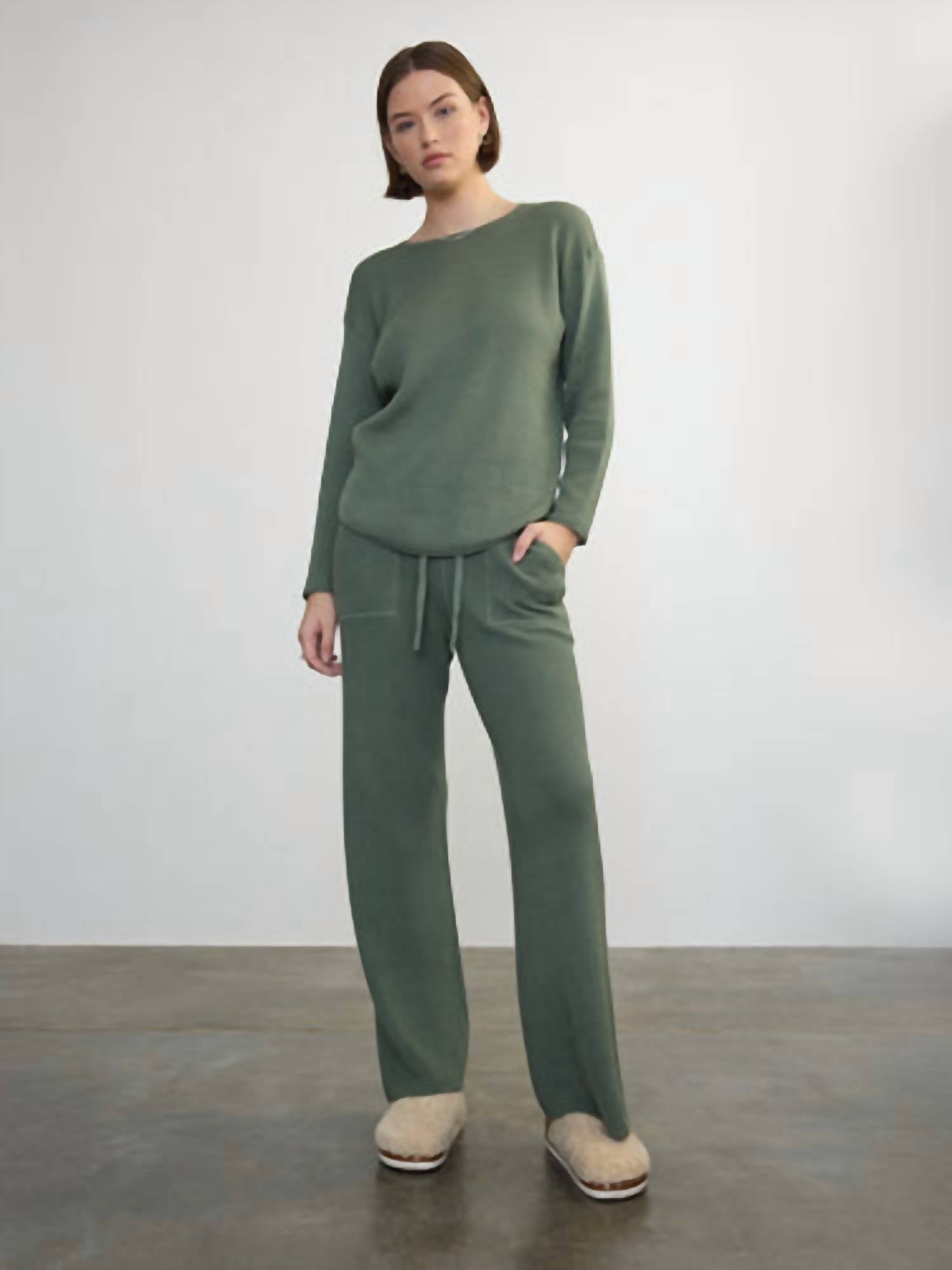 Margaret O'Leary - Shirttail Easy Boatneck Sweater