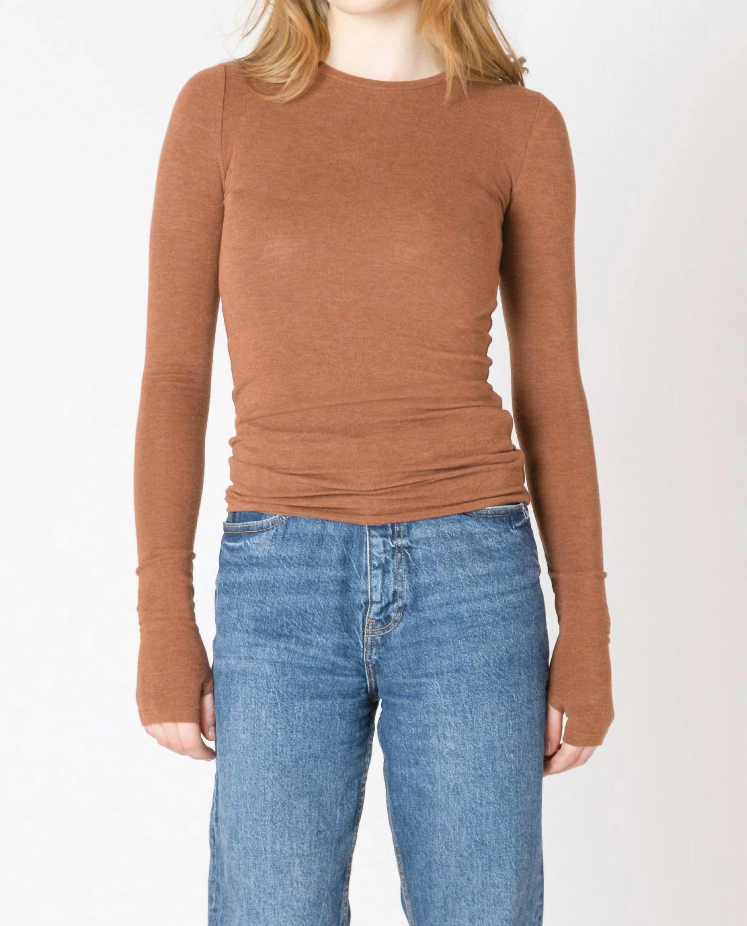 Dex - Soft And Simple Brushed Crewneck Tee