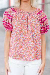 Pinch - Under Your Spell Puff Sleeve Blouse