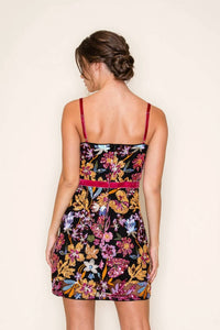 B.Right - Floral Sequin Dress