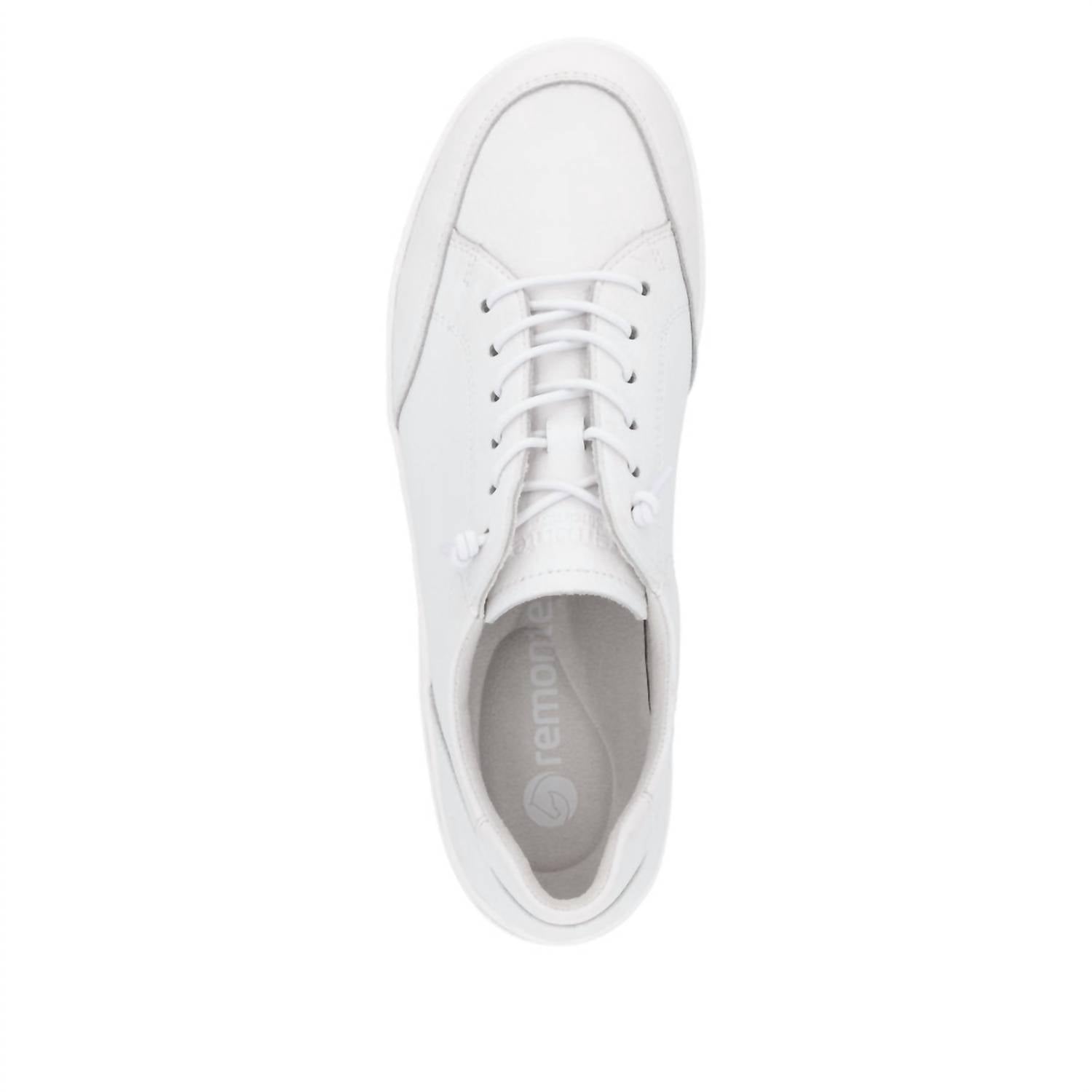 Remonte Women's Louann Leather Sneakers in white - women's sneaker - view 6