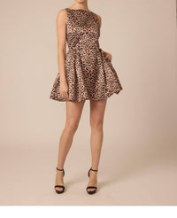 GILNER FARRAR Adrianne Mini Dress in kaleidoscope leopard print 1 - women's dress