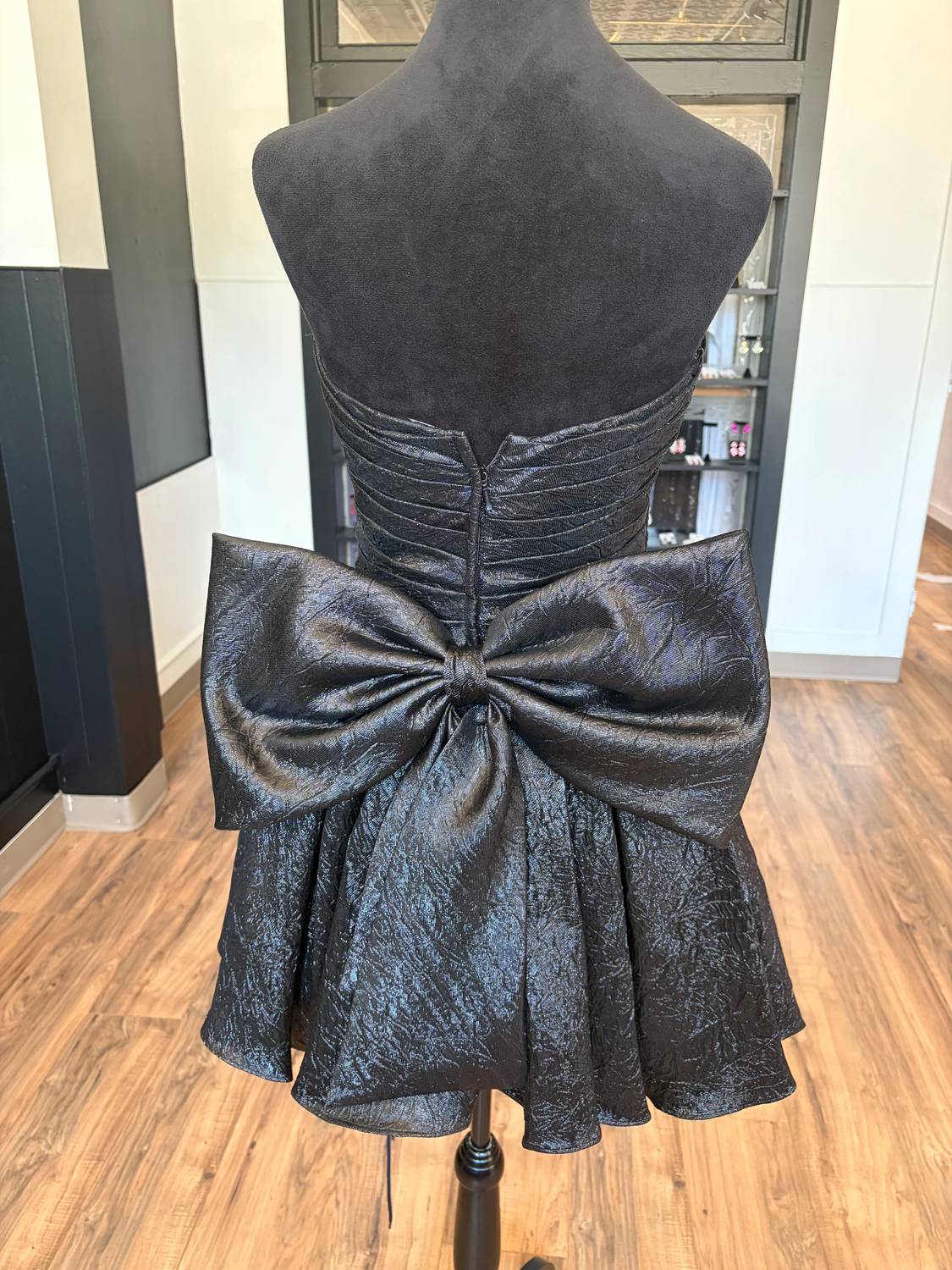 Sherri Hill - Women's Strapless Brocade Cocktail Dress