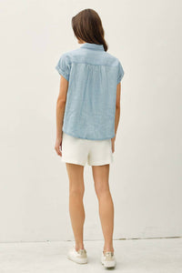 Be Cool - Tencel Button Up Top