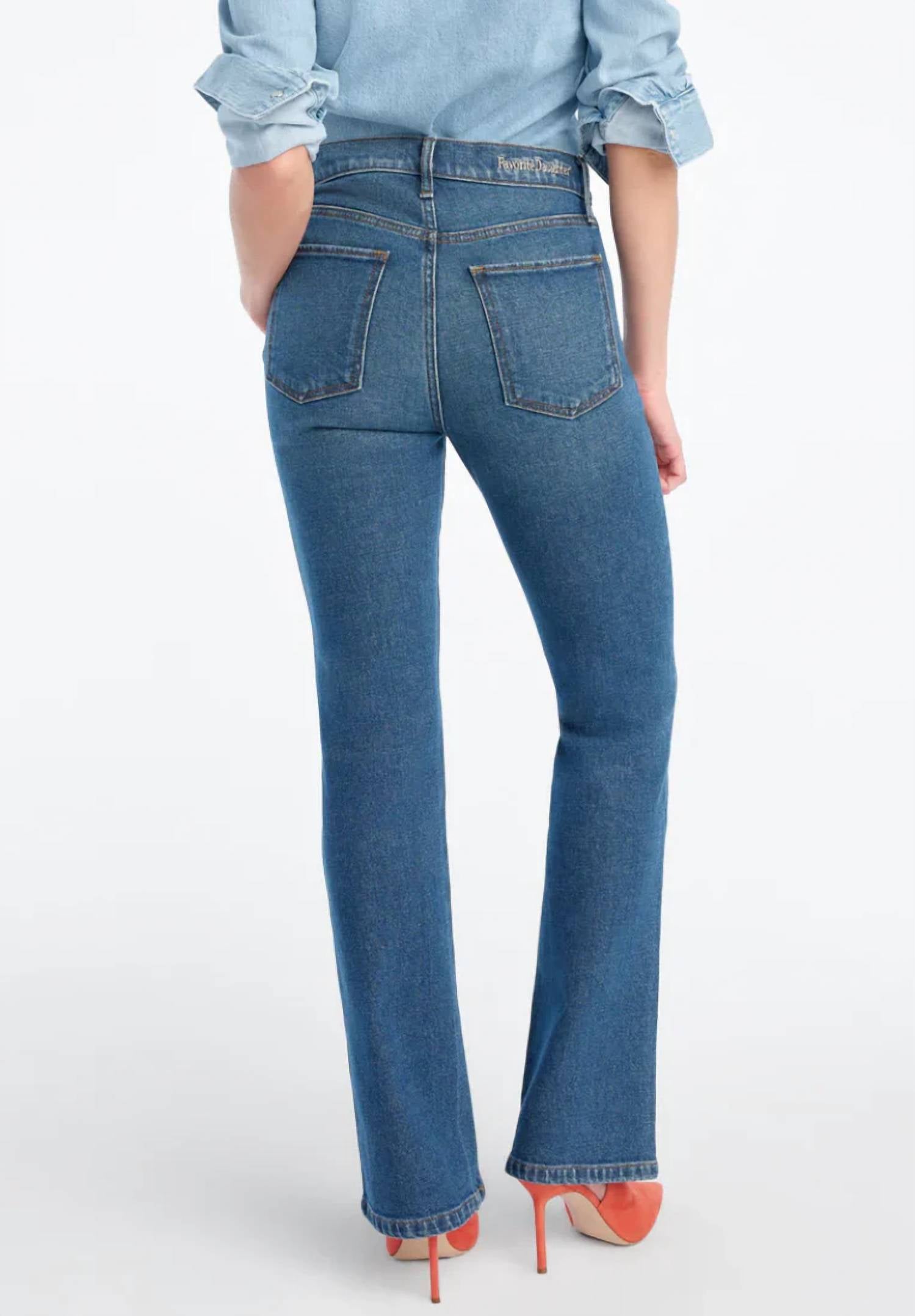 Favorite Daughter - Morgan Shortie High Rise Bootcut Jeans