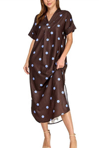 Vanilla Monkey - Penny Polka Dot Maxi Dress