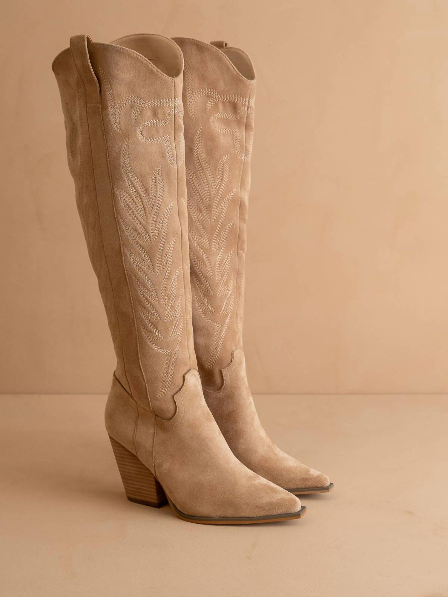 Oasis Society - Women's Knee High Cowboy Western Boots