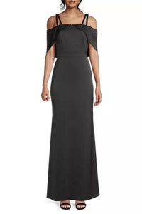 Aidan Mattox - Women's Double Strap Satin Column Gown
