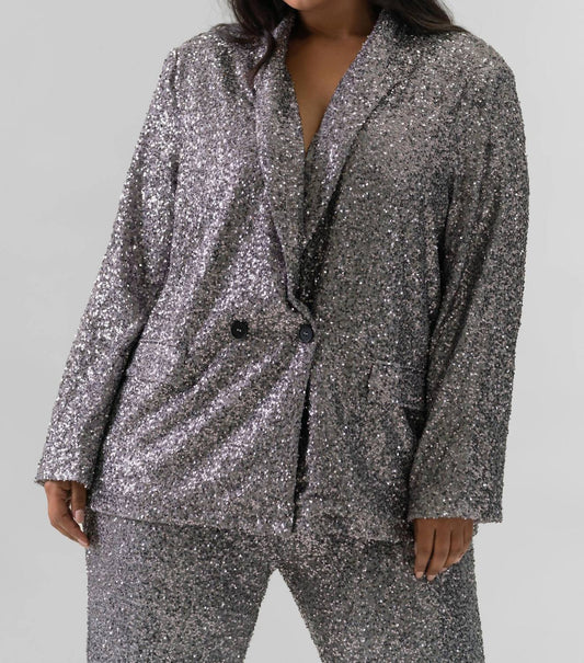 Never Fully Dressed - Sequin Sparkle Blazer