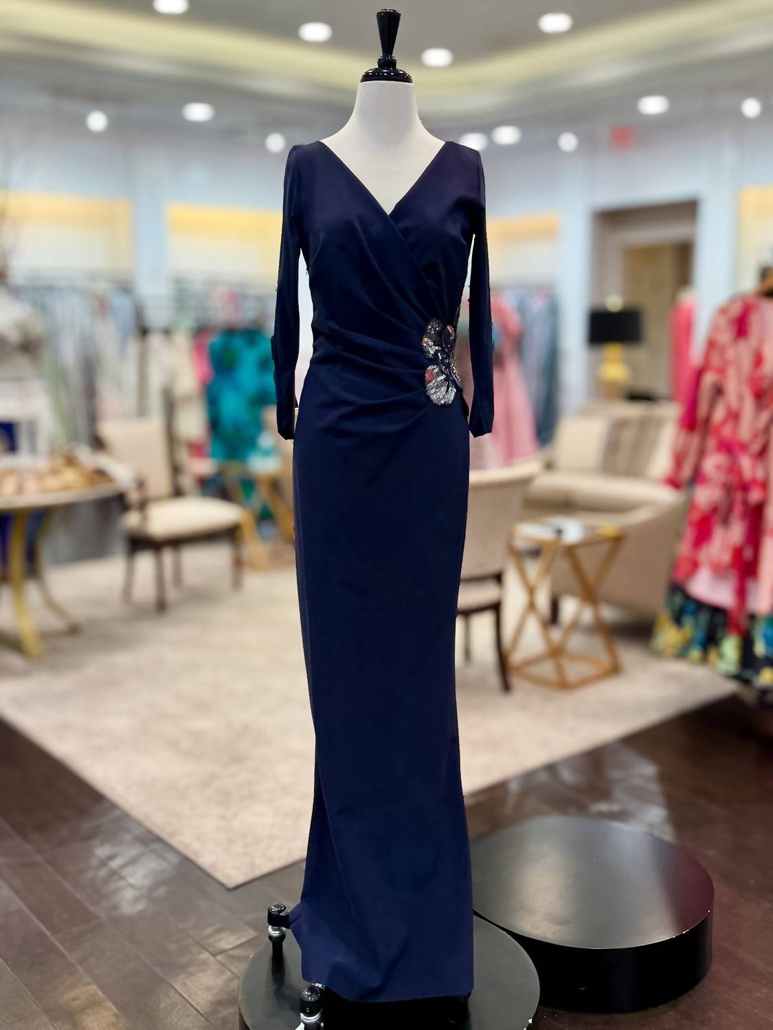 Chiara Boni - Onori Sequined Floral Cocktail Dress