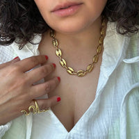 Jagged Halo Jewelry - Women's Mariner Link Necklace