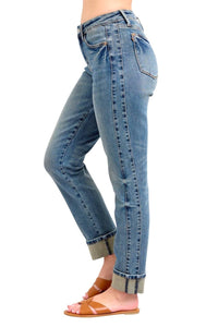Judy Blue - Vintage Wash Boyfriend Jeans