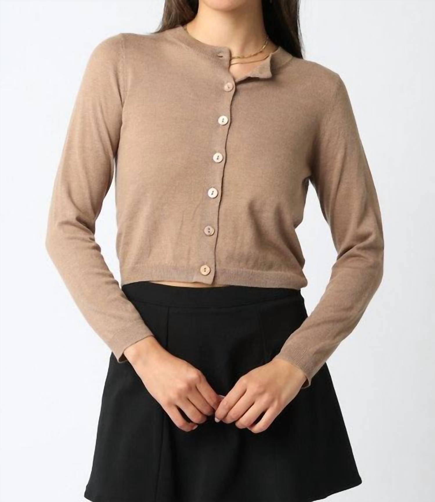 Olivaceous - Rhodes Knit Cardigan