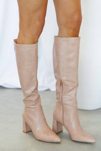 BiLLiNi Women's Charley Knee High Boots in rose clay - women's shoe