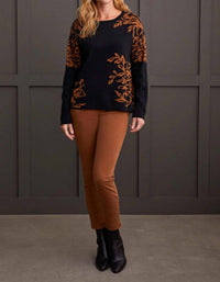 Tribal - Reversible Crew Neck Sweater